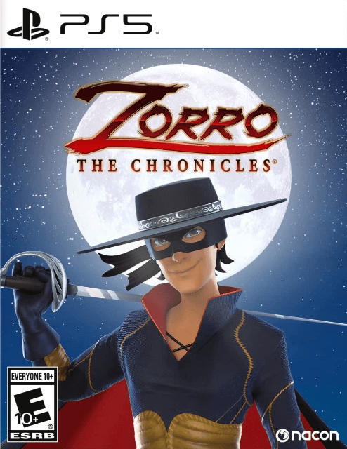 Zorro the Chronicles box art for Playstation 5